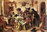 Jan Steen In Luxury, Look Out France oil painting artist